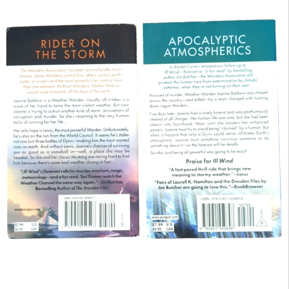 2 New Rachel Caine Books Weather Warden Series - Picture 2 of 2